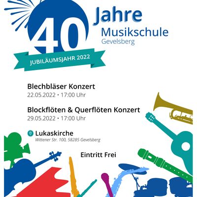 Konzerte im Mai, Musikschule Stadt Gevelsberg