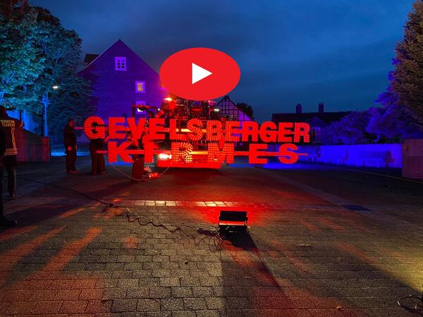 Feuerwerk der Gevelsberger Kirmes - live übertragen von der Drohnengruppe der Feuerwehr Gevelsberg