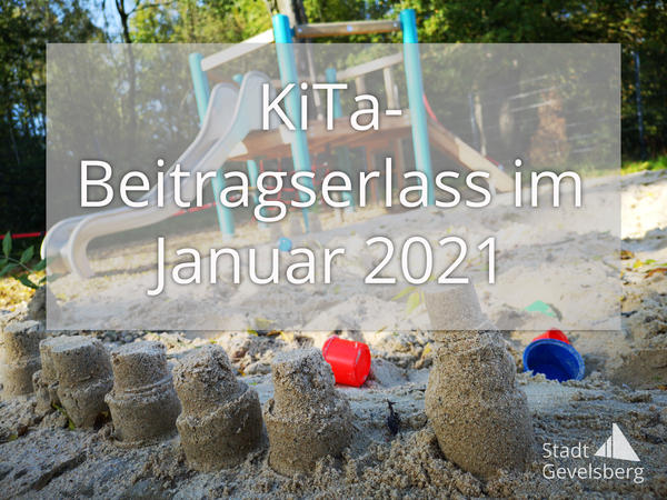 KiTa-Beitragserlass im Januar 2021