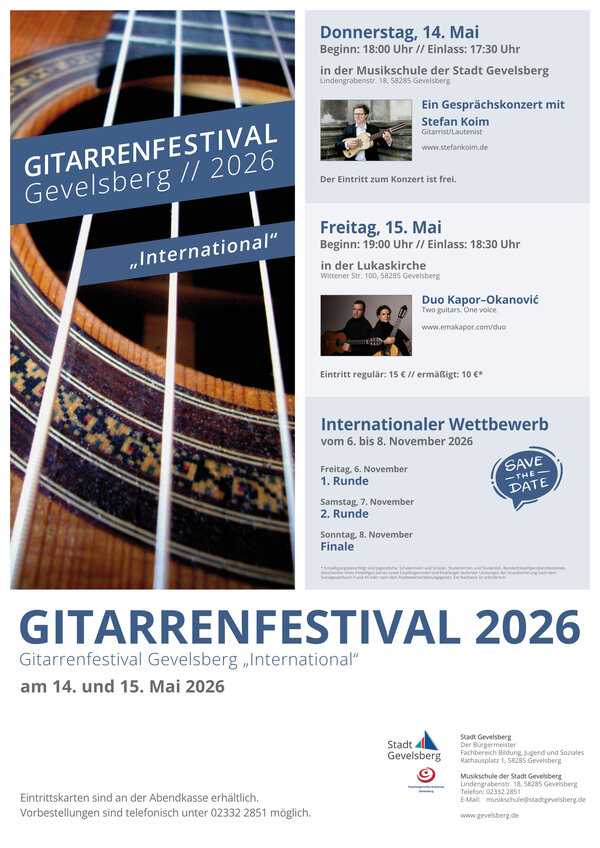Gitarrenfestival Gevelsberg "International"